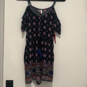 Black with patterns jumper